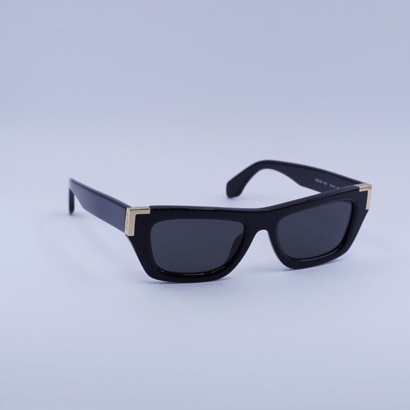 Palm Angels PERI10K MALIBU 1007 Sunglasses Black Cat Eye Frame, Grey Lenses - Picture 4 of 8